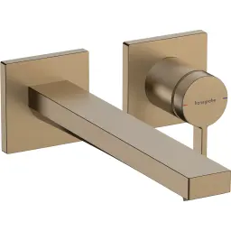 Hansgrohe Tecturis E Zidna za umivaonik + izliv 22,5 CM Brushed BRONZE 73051140
