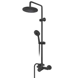 Rosan Blau Black Baterija za tuš kadu sa usp tuš 210x210mm B137251B